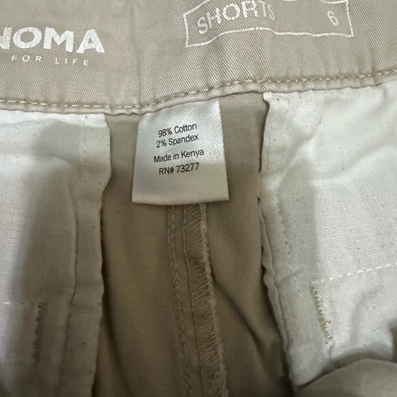Sonoma Women's Tan Casual Bermudas - Picture 2 of 3